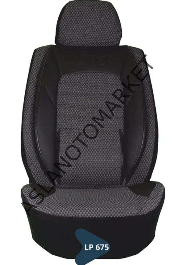 SİLİKONLU JAKAR KOLTUK KILIFI TİCARİ SERİSİ SİYAH GRİ DESEN LP675