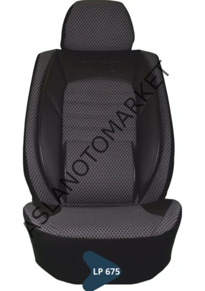 SİLİKONLU JAKAR KOLTUK KILIFI TİCARİ SERİSİ SİYAH GRİ DESEN LP675