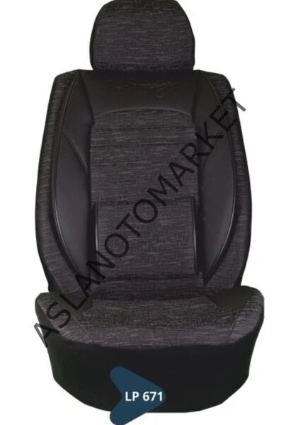 SİLİKONLU JAKAR KOLTUK KILIFI TİCARİ SERİSİ SİYAH-GRİ KLÇ LP671