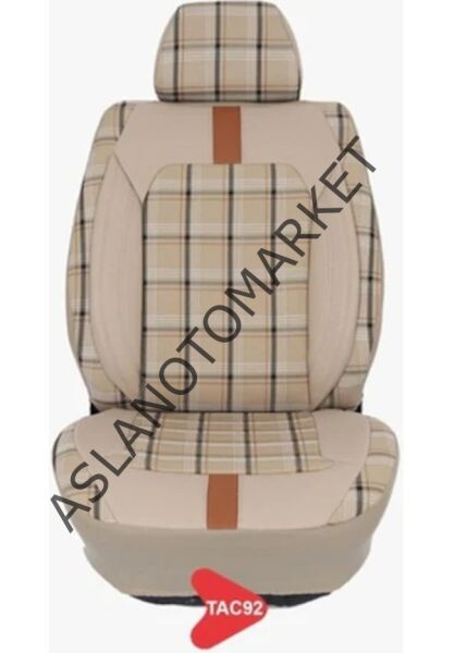 TAÇ MODEL EKOSE JAKAR KOLTUK KILIFI SERİSİ KREM TAC92