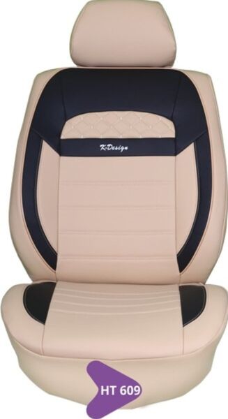 KAREN DERİ KOLTUK KILIFI SERİSİ KREM-SİYAH HT609