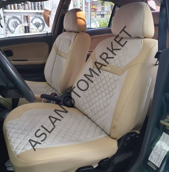 BAŞAK NAKIŞLI TAYTÜYÜ KOLTUK KILIFI SERİSİ AÇIK KREM EV564