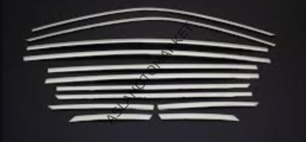 RENAULT CLİO 4 2012-2019 KROM CAM ÇERÇEVESİ ALT ÜST TAKIM  KCÇ01