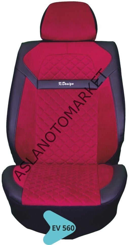 BAŞAK NAKIŞLI TAYTÜYÜ KOLTUK KILIFI SERİSİ BORDO-MAVİ DİKİŞLİ EV560