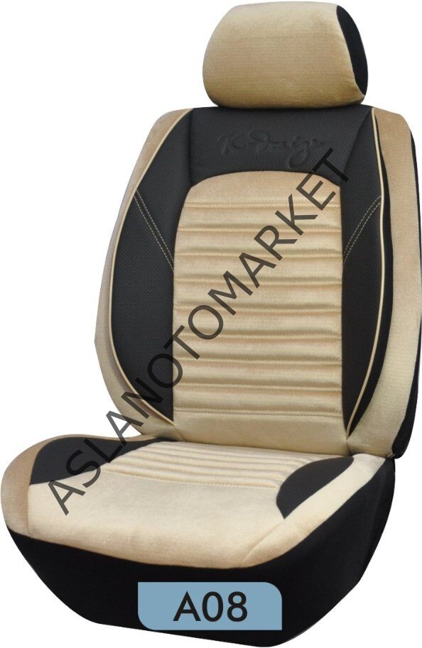 İNCİ ELİT KOLTUK KILIFI SERİSİ SİYAH-BEJ A08