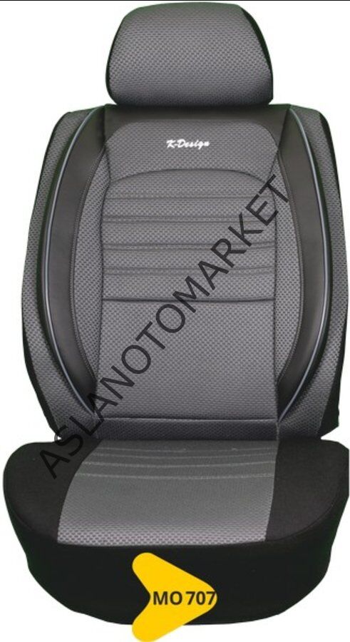 GOLD JAKAR KOLTUK KILIFI SERİSİ SİYAH KOYU GRİ MO707