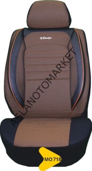 GOLD JAKAR KOLTUK KILIFI SERİSİ  SİYAH-TABA MO718