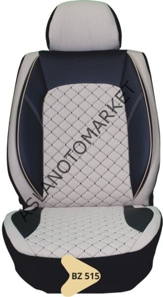 ELİT JAKAR YASTIKLI KOLTUK KILIFI SERİSİ SİYAH-KREM BZ515