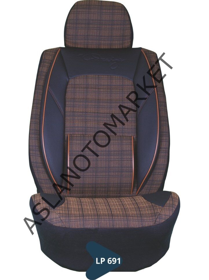 SİLİKONLU JAKAR KOLTUK KILIFI TİCARİ SERİSİ SİYAH KAHVE LP691