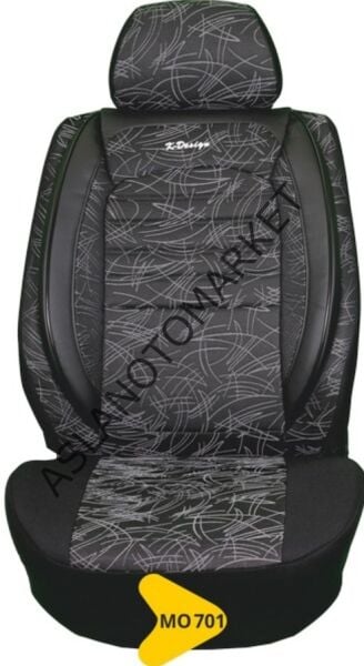 GOLD JAKAR KOLTUK KILIFI SERİSİ SİYAH ÇİZGİ DESENLİ MO701