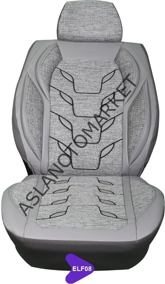 ELFİNA MODEL KOLÇAKLI KOLTUK KILIFI SERİSİ GRİ ELF08