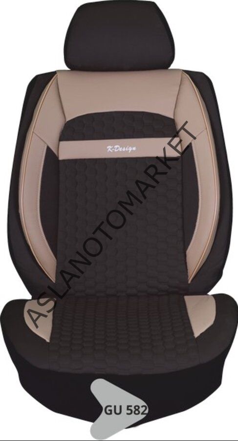 VOLEUR KOLTUK KILIFI SERİSİ SİYAH BEJ GU582