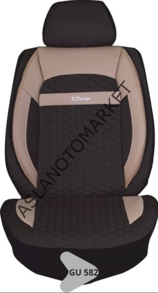 VOLEUR KOLTUK KILIFI SERİSİ SİYAH BEJ GU582