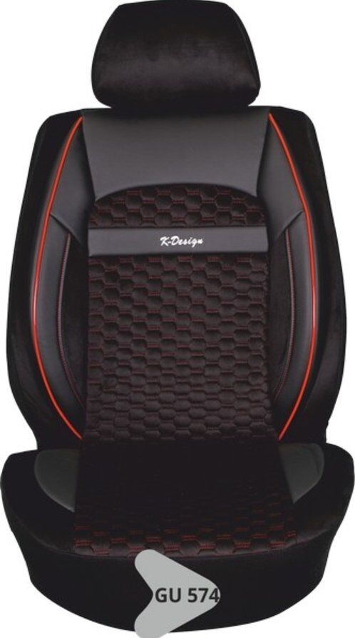 VOLEUR KOLTUK KILIFI SERİSİ SİYAH-KIRMIZI GU574