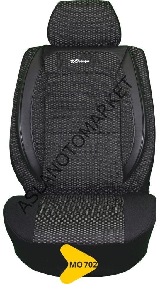 GOLD JAKAR KOLTUK KILIFI SERİSİ  SİYAH-BENEK BEYAZ MO702