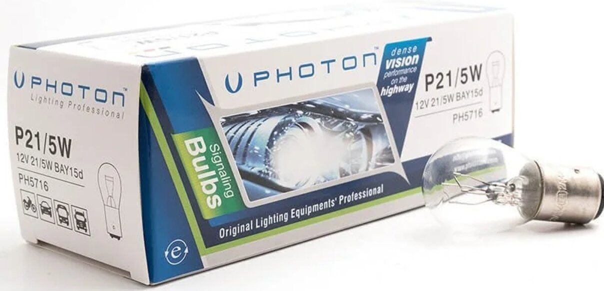PHOTON ÇİFT DUY P21/5W 12V 1016 PH5716 ŞAŞI CAM AMPUL