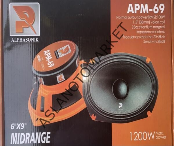 ALPHASONİK OVAL APM69 MİDRENGE
