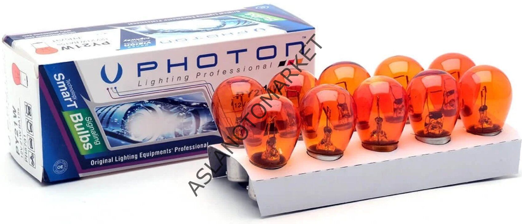 PHOTON PY21W 12V DÜZ TIRNAK TURUNCU SİNYAL PH5731