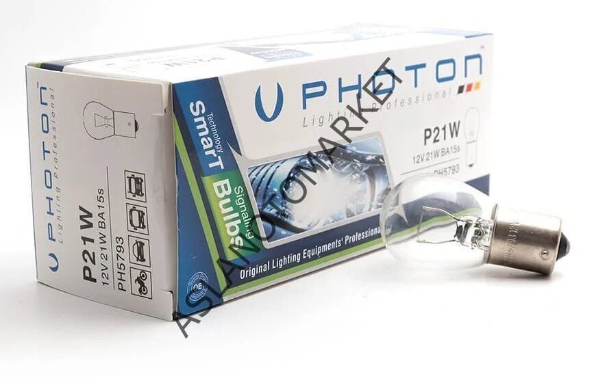 PHOTON TEK DUY DÜZ TIRNAK P21W 12V 93 PH5793