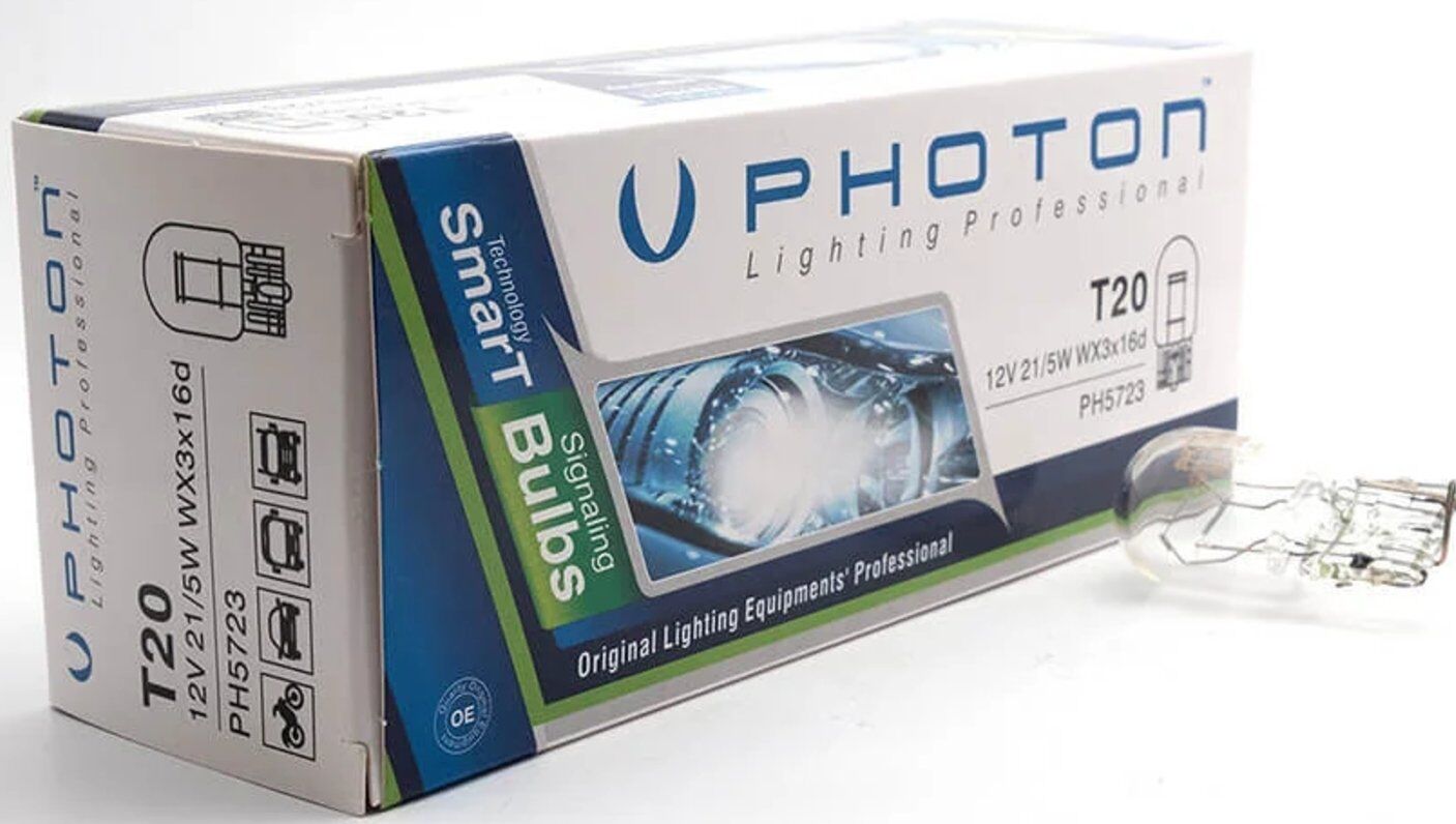 PHOTON T20 W21/5W 12V ÇİFT DUY CAM AMPUL PH5723