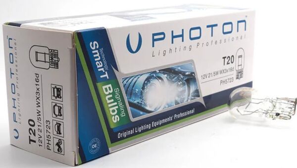 PHOTON T20 W21/5W 12V ÇİFT DUY CAM AMPUL PH5723