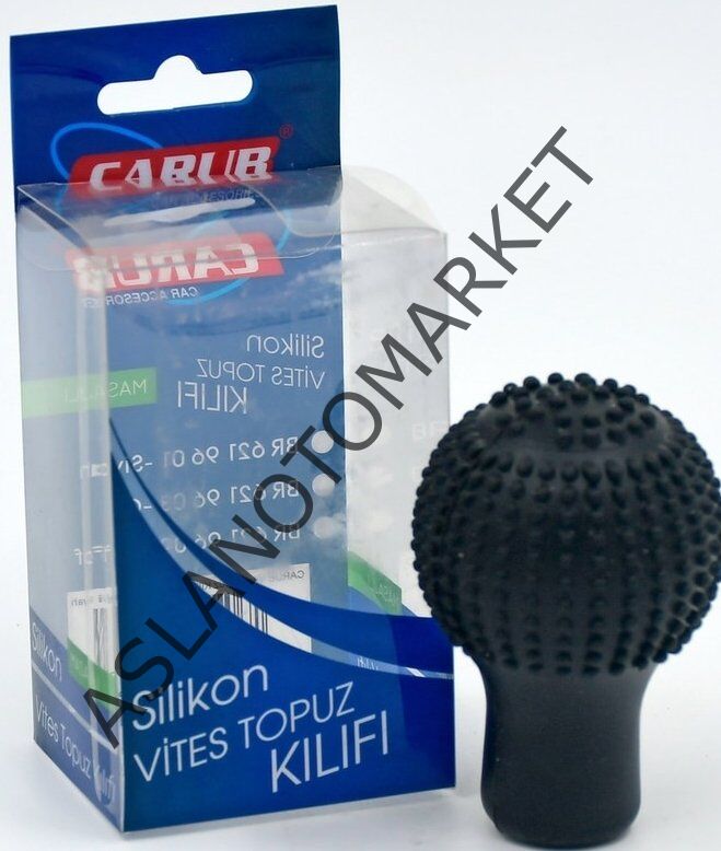 CARUB Vites Topuz Kılıfı Silikon Siyah