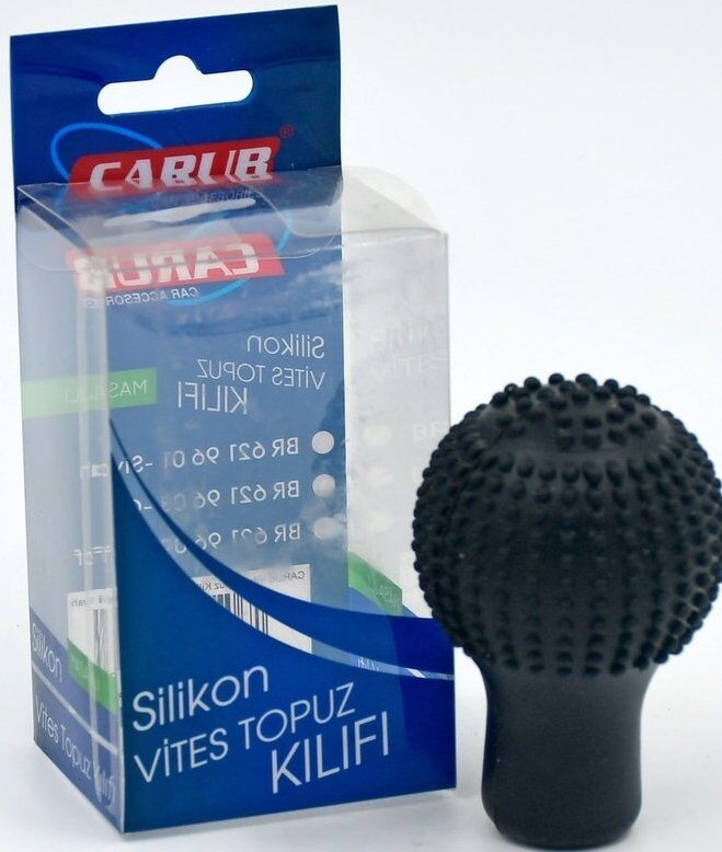 CARUB Vites Topuz Kılıfı Silikon Siyah