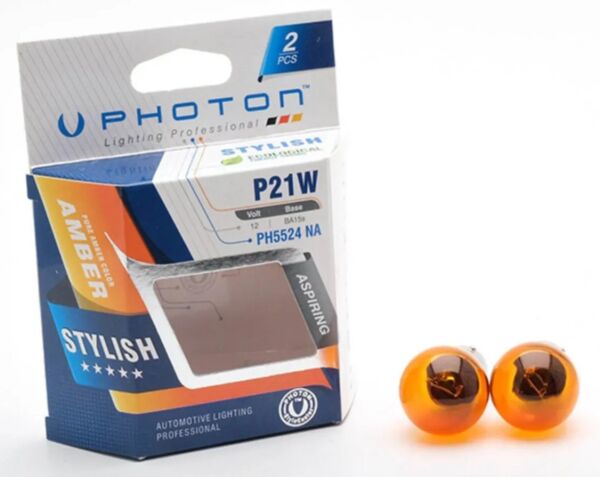 PHOTON P21W 12V 93 NATUREL AMBER PH5524 NA