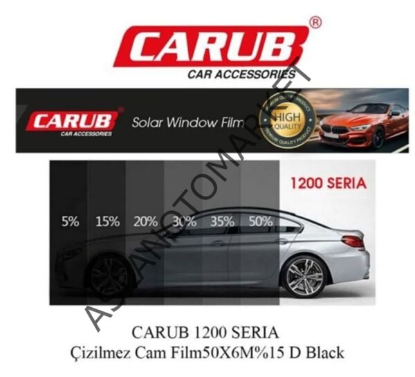 CARUB 1800 SERİA ÇİZİLMEZ 50X6 CAM FİLMİ