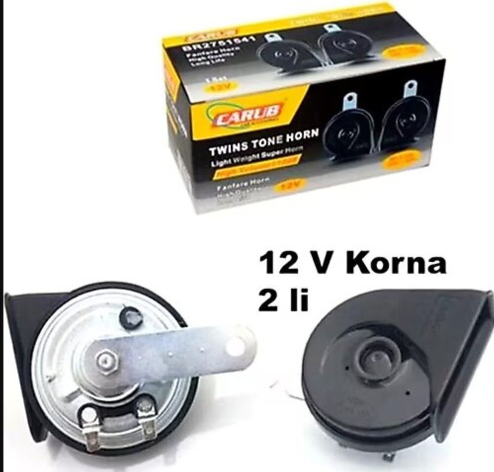 CARUB Korna 12V 2Li Süper Dadat Çift Fişli