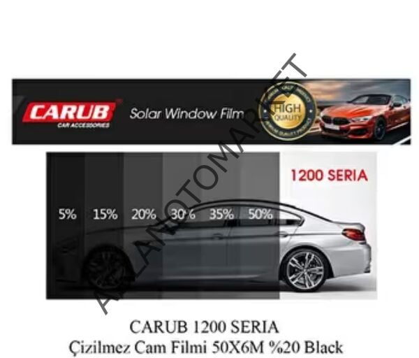 CARUB CAM FİLMİ 50X6M AYNALI %15