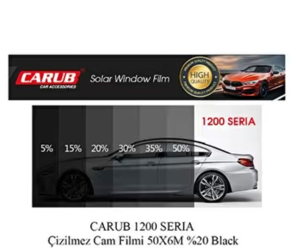 CARUB CAM FİLMİ 50X6M AYNALI %15