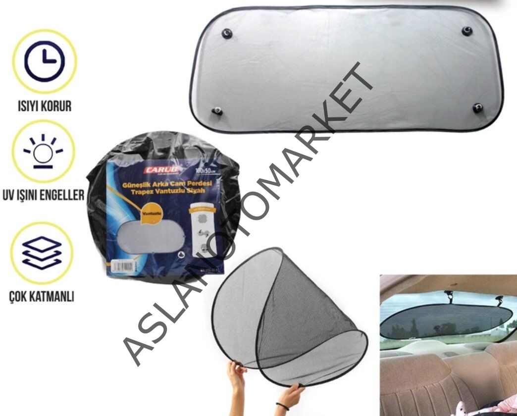CARUB ARKA CAM PERDESİ
