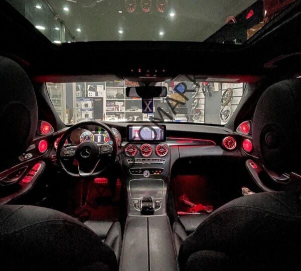 MERCEDES W205 BURMESTER AMBİYANS SETİ