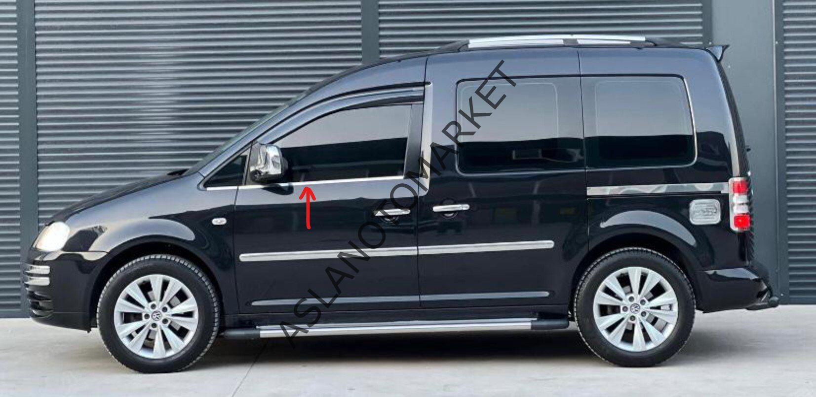 VOLKSWAGEN CADDY 2003-2010 YAN ÖN CAM ÇITASI CT000