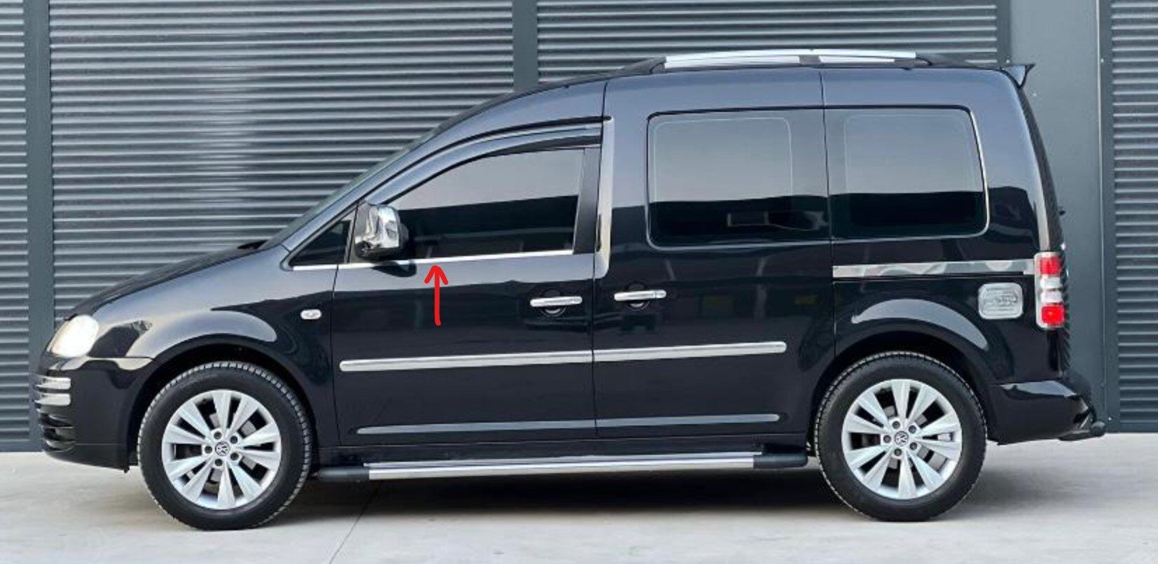 VOLKSWAGEN CADDY 2003-2010 YAN ÖN CAM ÇITASI CT000