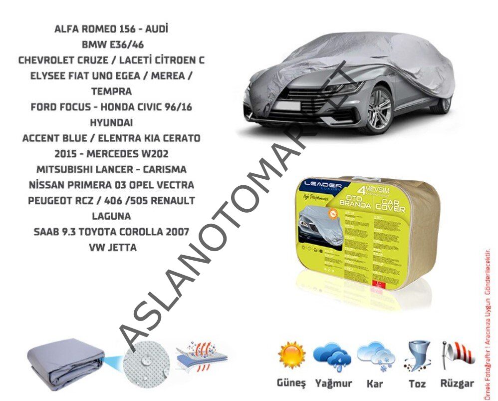 LEADER X-LARGE SEDAN BRANDA MEGANE 4 FLUENCE OCTAVİA PASSAT B5-6-7-8 ASTRA