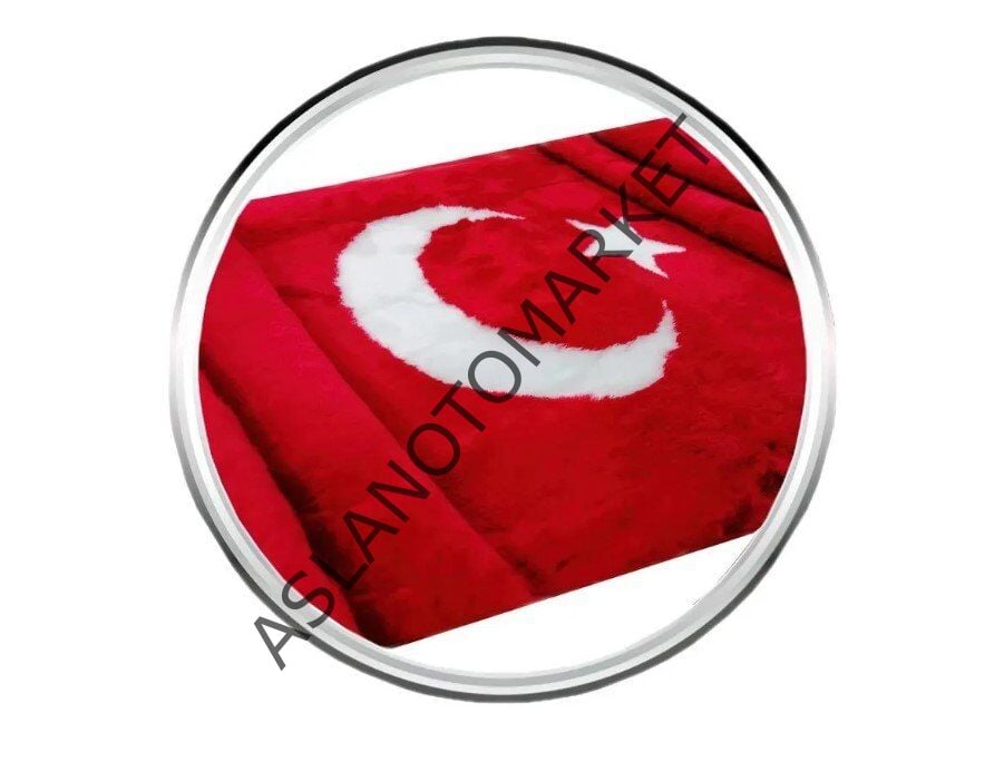 PELUŞ TORPİDO HALISI TÜRK BAYRAĞI