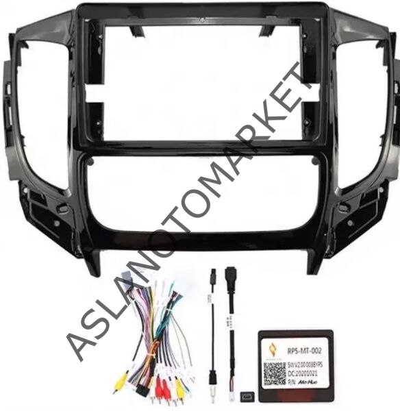 MİTSUBİSHİ L200 2015-2020 DİGİTAL KLİMA 9 İNÇ MULTİMEDİA ÇERÇEVESİ