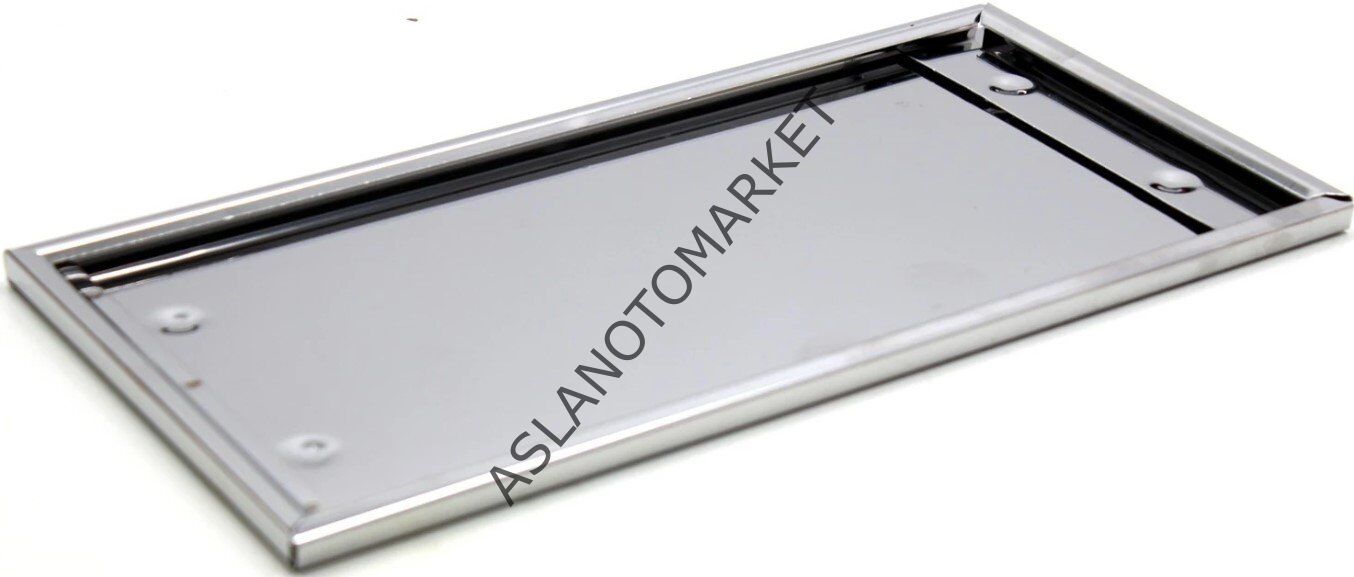 KARE MOTOR KROM PLAKALIK 1 TAKIM (2 ADET)