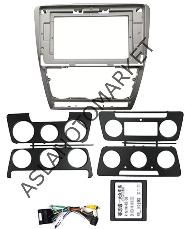 SKODA OCTAVİA 2007-2014 10 İNÇ MULTİMEDİA ÇERÇEVESİ