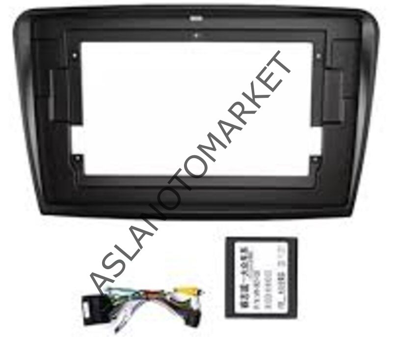 SKODA SUPER B 2009-2013 10 İNÇ MULTİMEDİA ÇERÇEVESİ