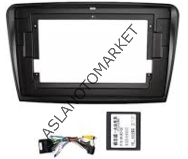 SKODA SUPER B 2009-2013 10 İNÇ MULTİMEDİA ÇERÇEVESİ