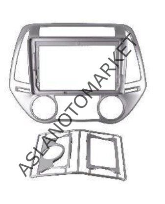 HYUNDAİ İ20 2008-2012 9 İNÇ GRİ MULTİMEDİA ÇERÇEVESİ