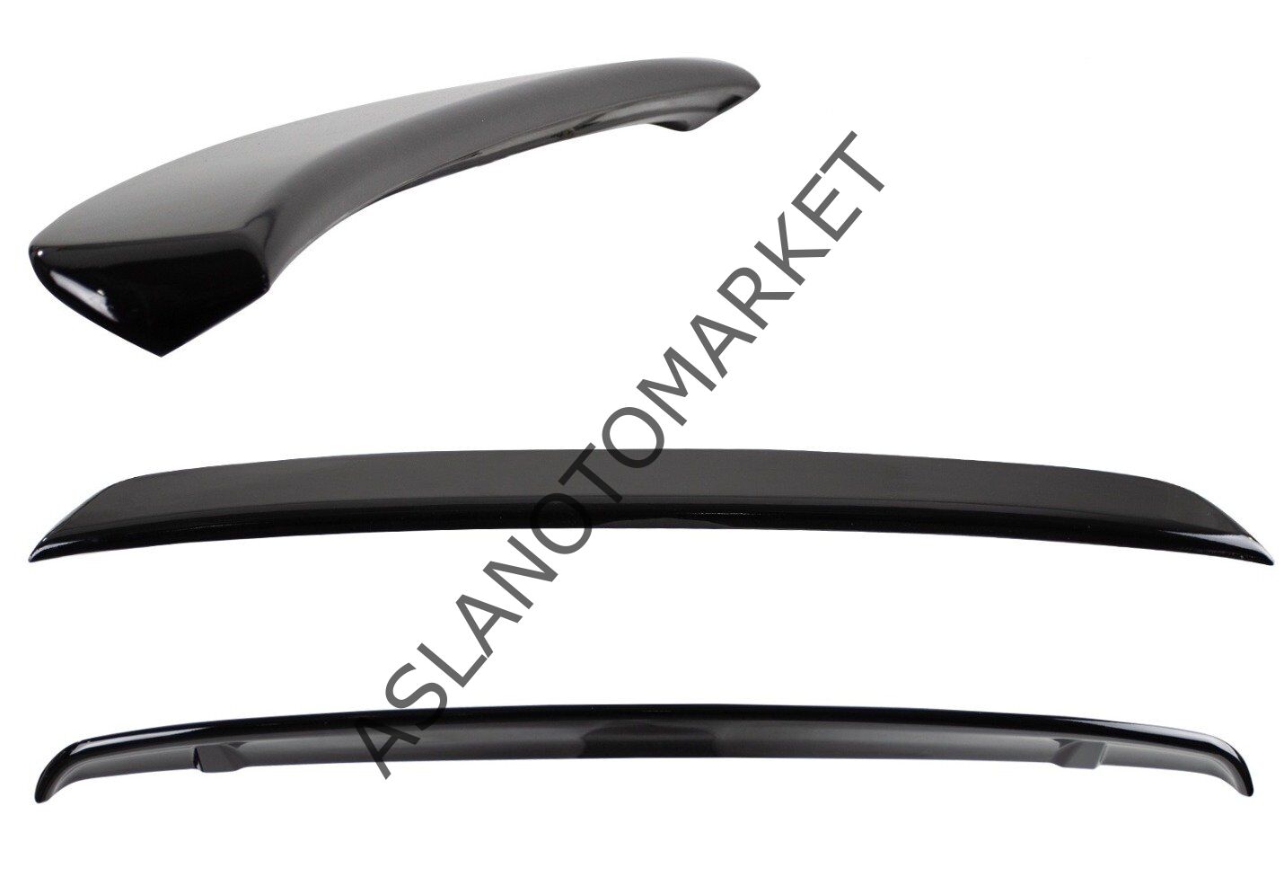 VOLKSWAGEN TRANSPORTER T5-T6 2005-2016 PİANO BLACK SPOİLER 7594