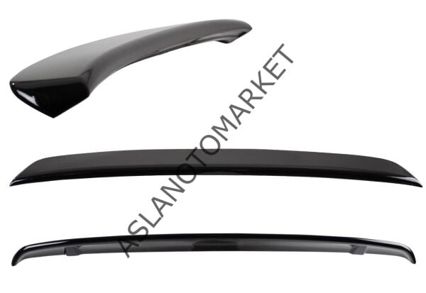 PEUGEOT RİFTER, CİTROEN BERLİNGO,PARTNEER TEPEE FIAT DOBLO 2023->PİANO BLACK SPOİLER 57224
