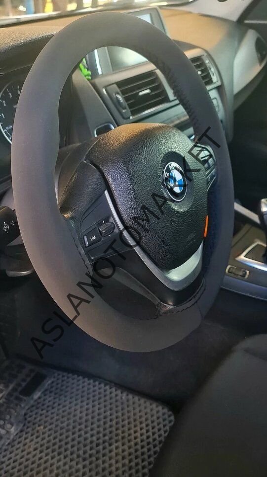 AS-AK 105 CM GRİ İPLİ-SÜET DİREKSİYON KILIFI