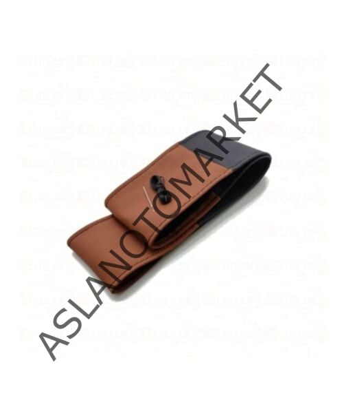 AS-AK 105 CM KAHVERENGİ-SİYAH ÇİFT RENK DİREKSİYON KILIFI