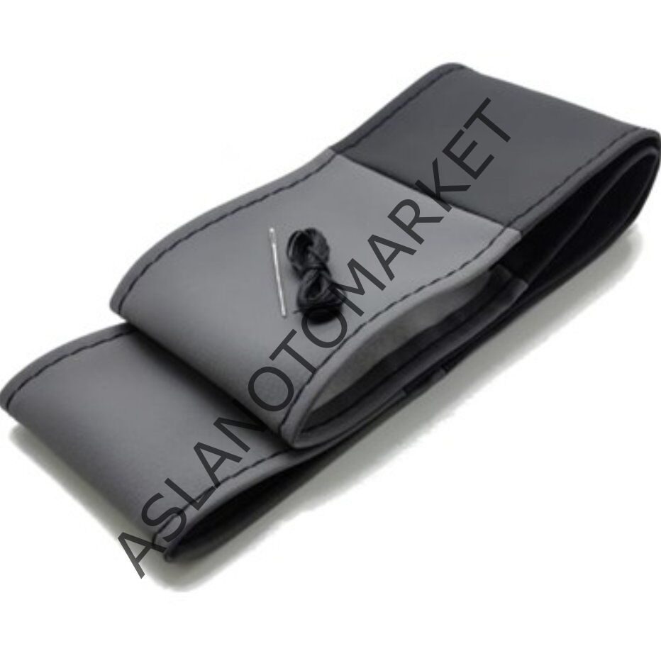 AS-AK 105 CM GRİ-SİYAH ÇİFT RENK DİREKSİYON KILIFI