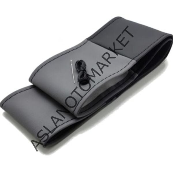 AS-AK 105 CM GRİ-SİYAH ÇİFT RENK DİREKSİYON KILIFI